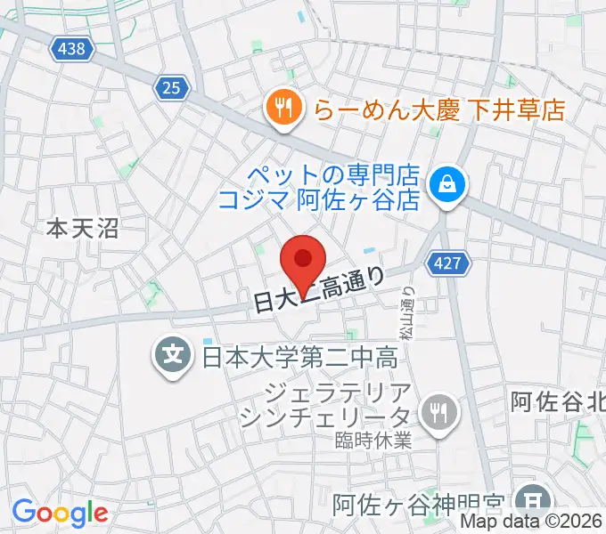 studio Zotの地図