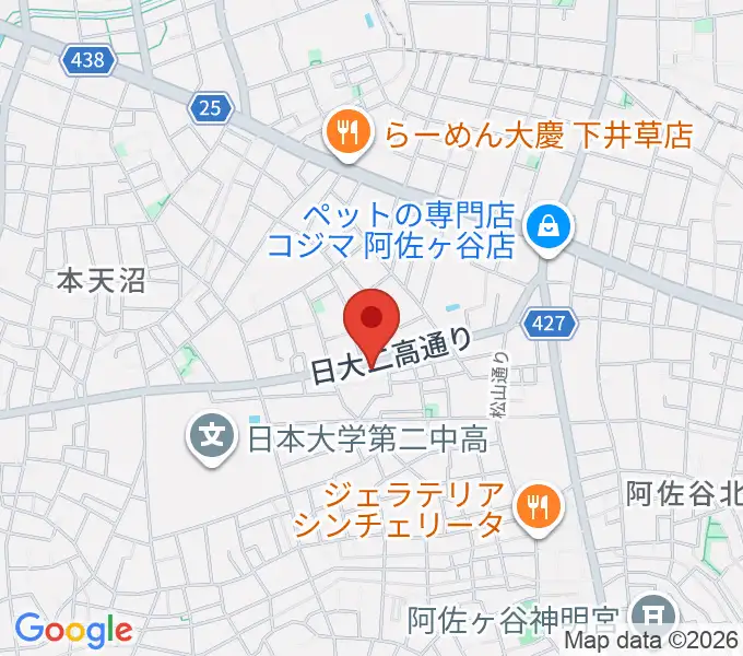 studio Zotの地図