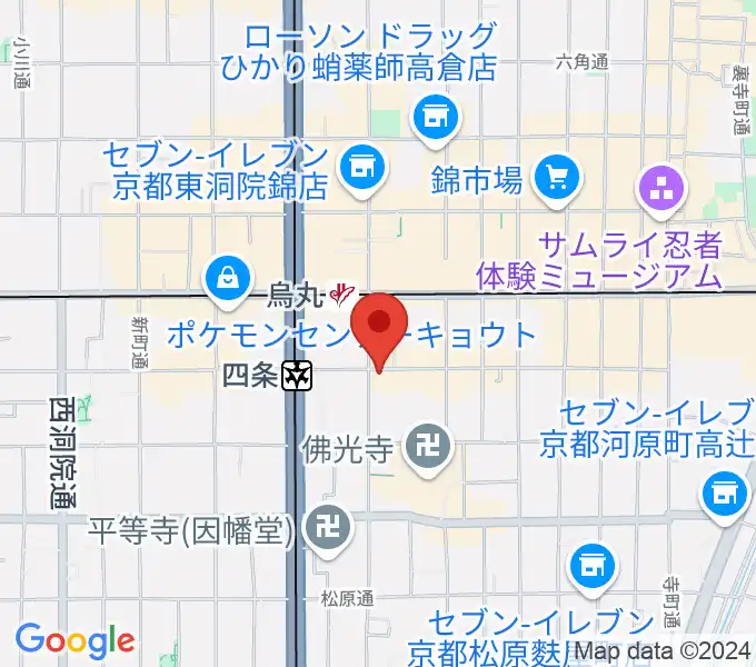 今井音楽スタジオの地図