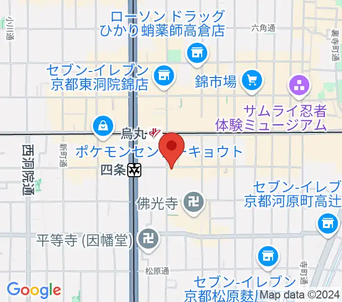 今井音楽スタジオの地図