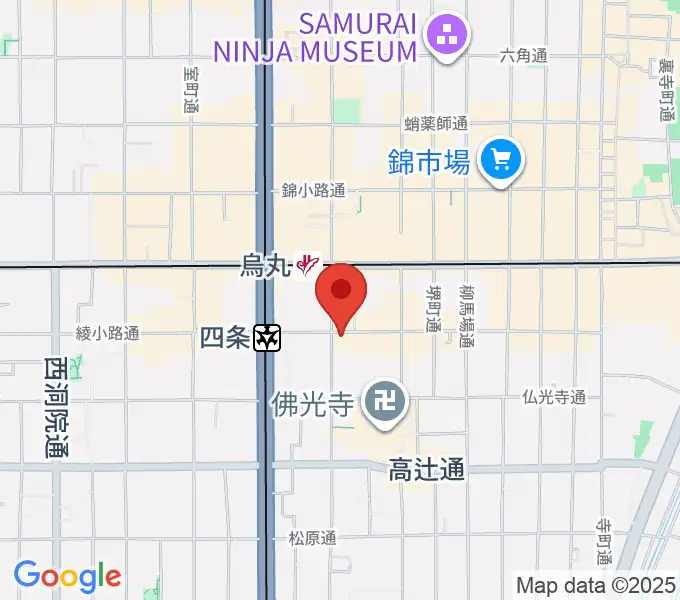 今井音楽スタジオの地図