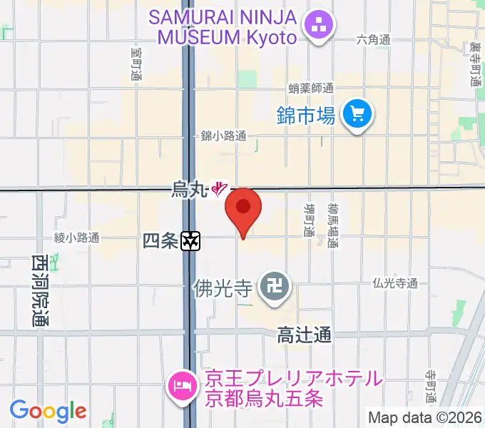 今井音楽スタジオの地図