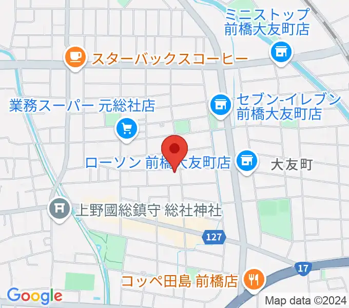 夢スタジオの地図