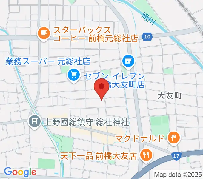 夢スタジオの地図