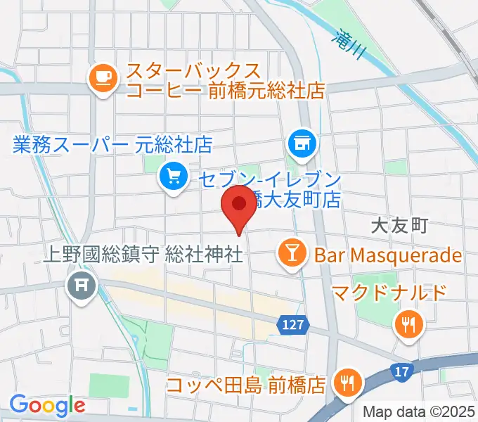 夢スタジオの地図