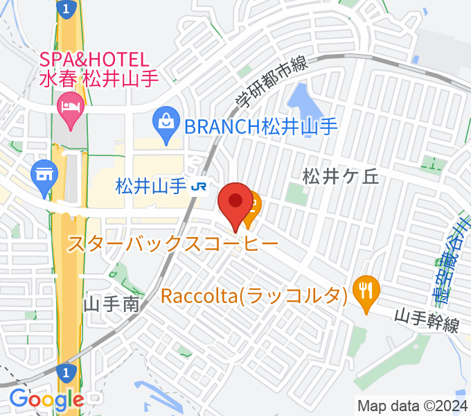 天理楽器 京田辺店の場所