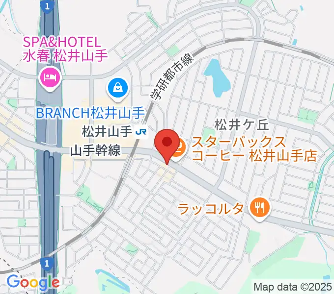 天理楽器 京田辺店の地図