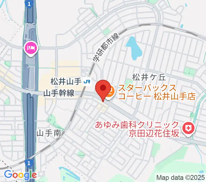 天理楽器 京田辺店の地図