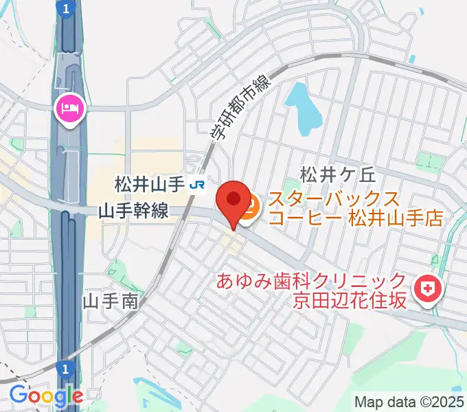 天理楽器 京田辺店の地図