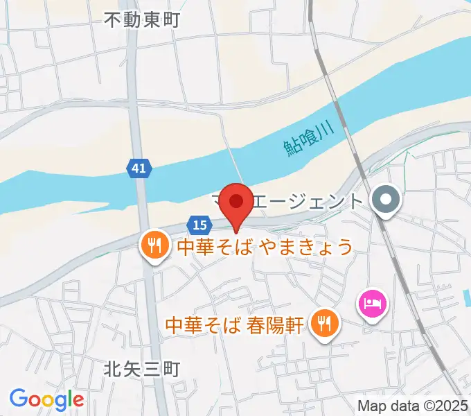 徳島J-POPS STUDIOの地図