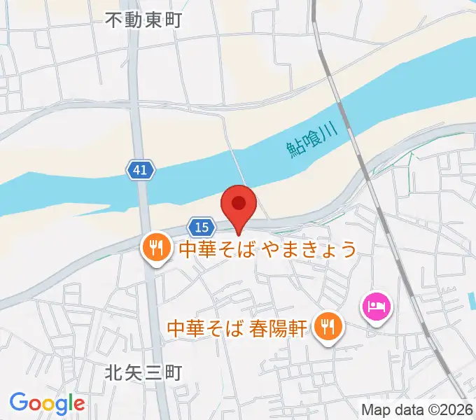 徳島J-POPS STUDIOの地図