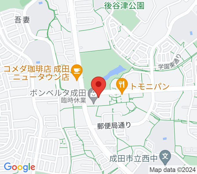 島村楽器 成田ボンベルタ店の場所