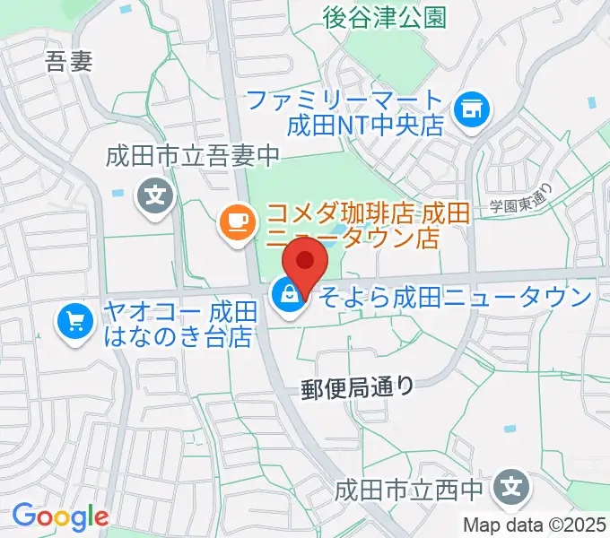 島村楽器 成田ボンベルタ店の地図