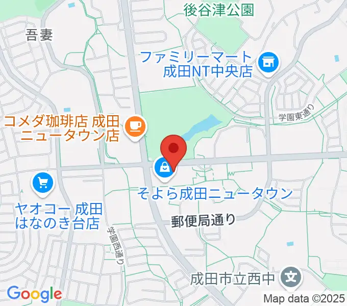 島村楽器 成田ボンベルタ店の地図