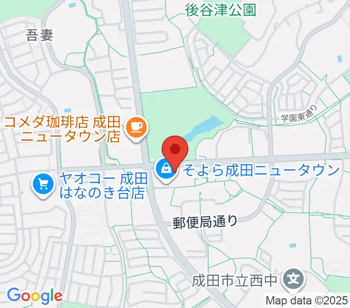 島村楽器 成田ボンベルタ店の地図