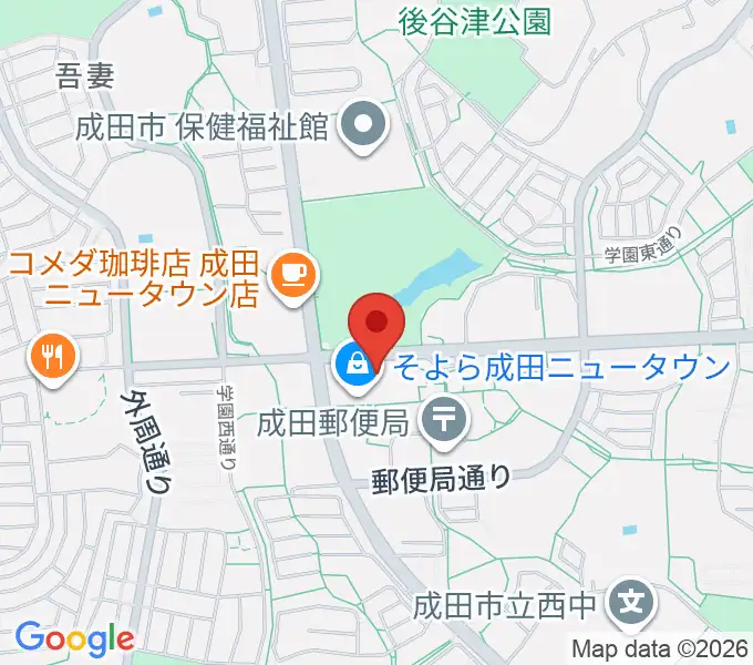 島村楽器 成田ボンベルタ店の地図