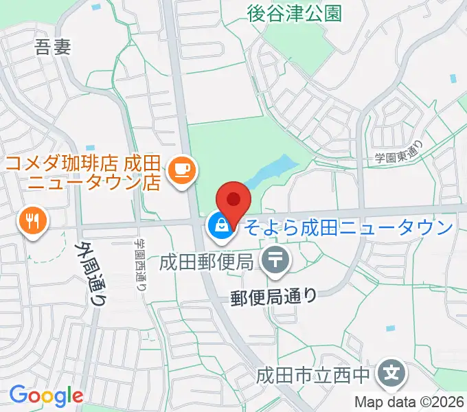 島村楽器 成田ボンベルタ店の地図