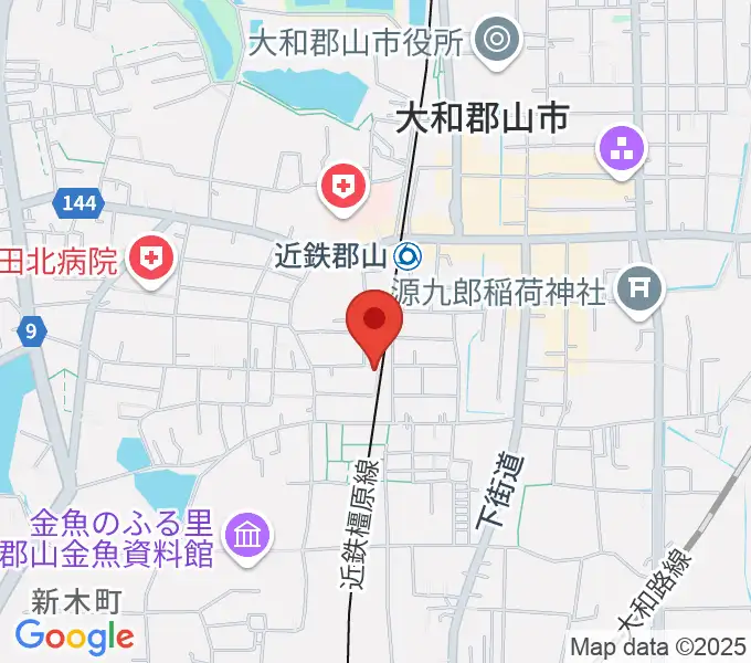 NMG studioの地図