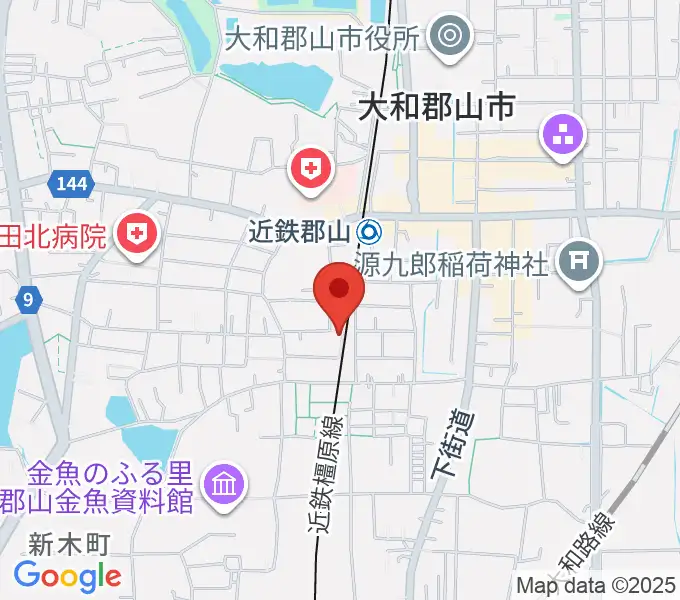NMG studioの地図