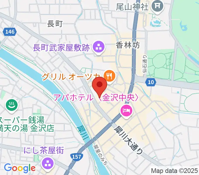 金沢GOLD CREEKの地図