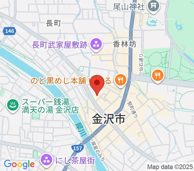 金沢GOLD CREEKの地図