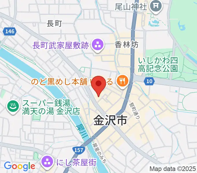 金沢GOLD CREEKの地図