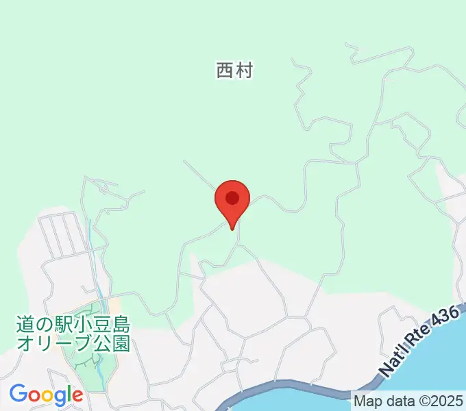 小豆島ペンション バァンキャトル・ウの地図