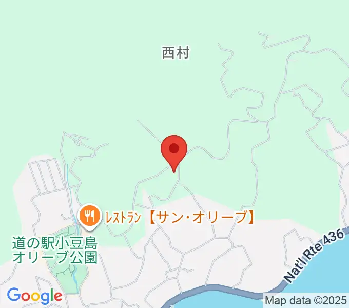 小豆島ペンション バァンキャトル・ウの地図