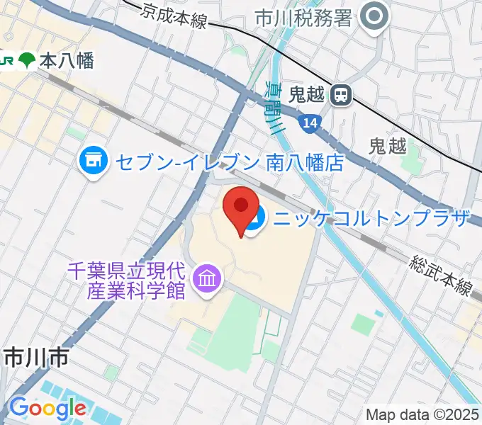 島村楽器 市川コルトンプラザ店の地図