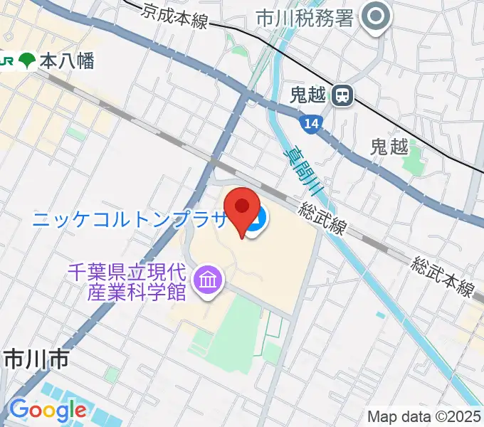 島村楽器 市川コルトンプラザ店の地図