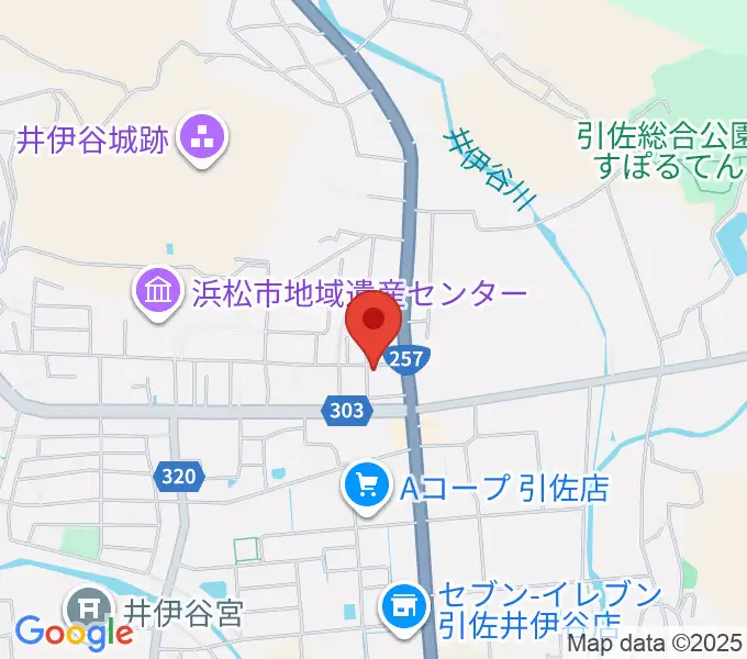 アオイ楽器 引佐センターの地図