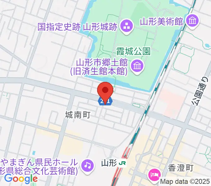 カワイ山形ショップの地図