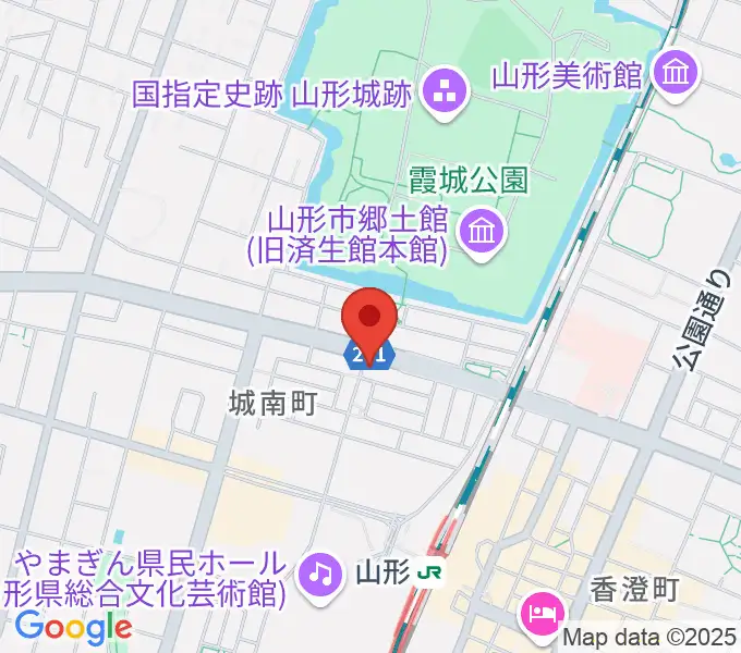 カワイ山形ショップの地図