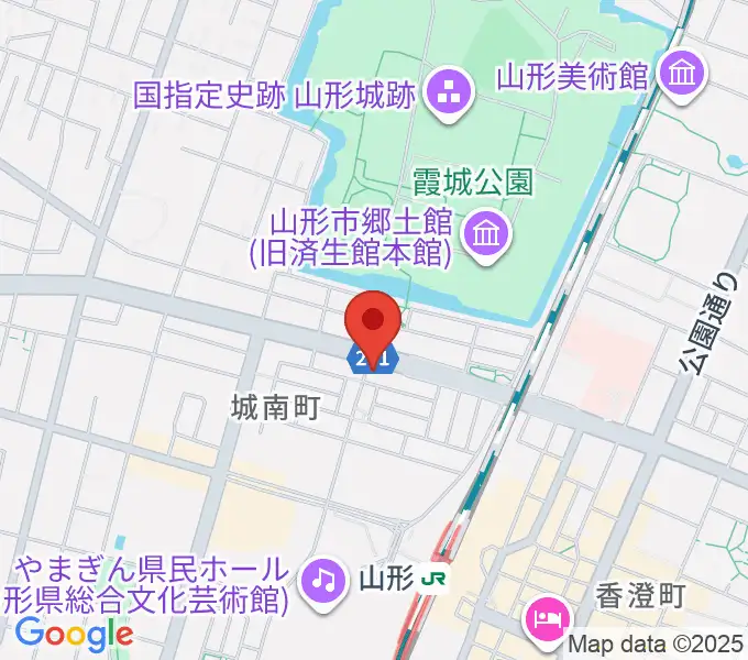 カワイ山形ショップの地図