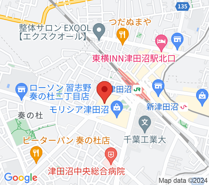 イシバシ・ミュージックキャッシュ津田沼店の場所