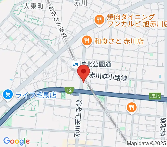 都島L-WISEの地図
