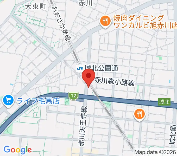 都島L-WISEの地図