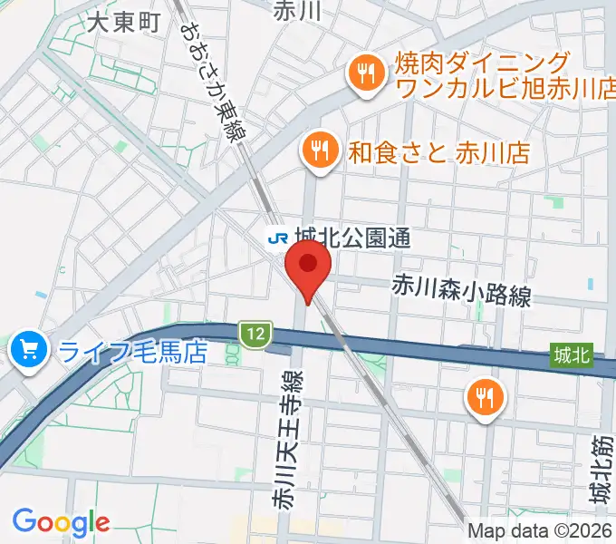 都島L-WISEの地図