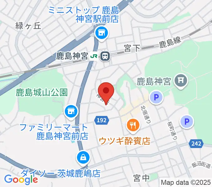 ミュージックショップ ボブの地図