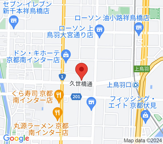 カワイ京都ショップの場所