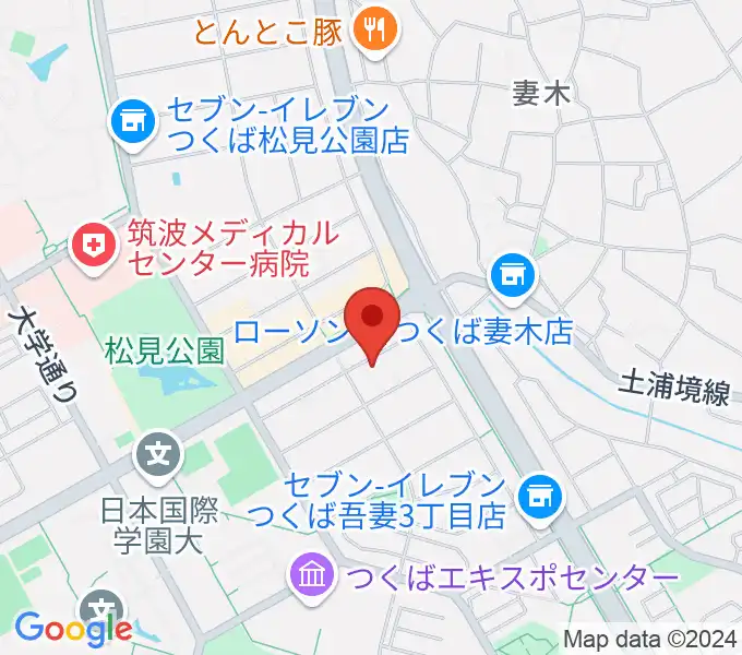 MUSIC PLANT つくば店の地図