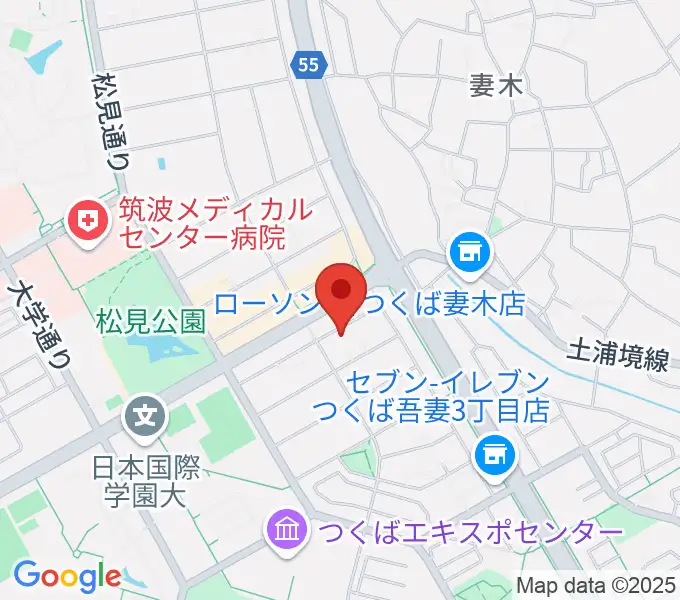 MUSIC PLANT つくば店の地図