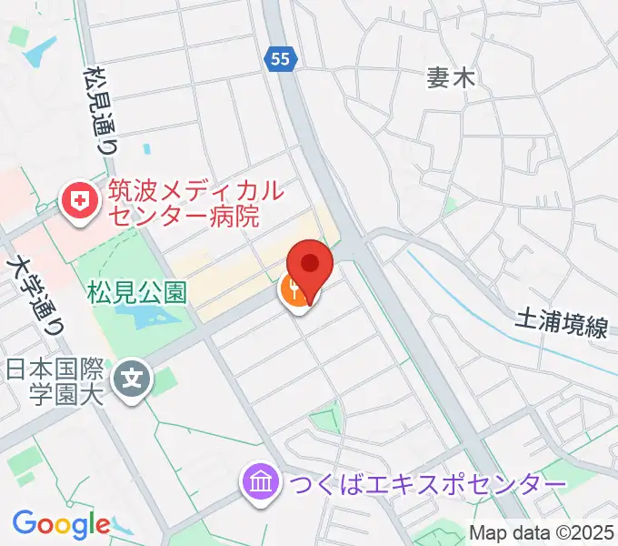 MUSIC PLANT つくば店の地図