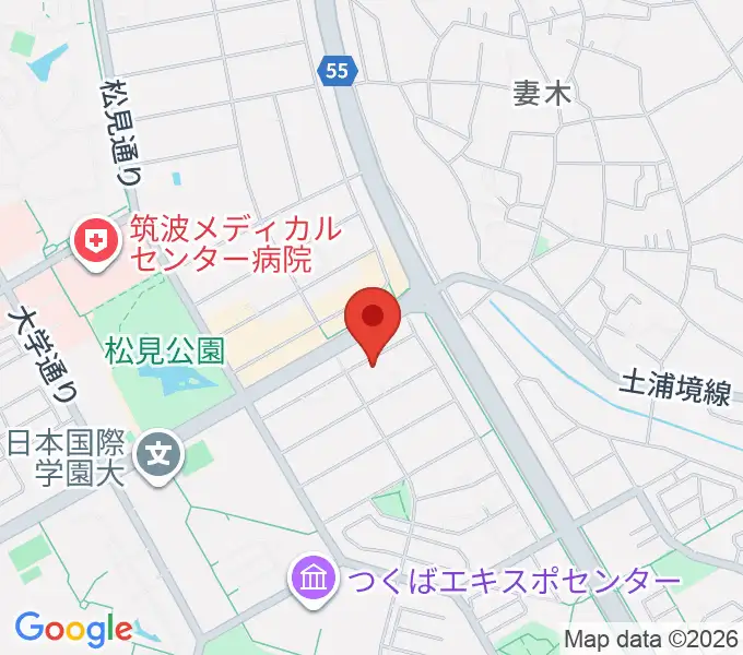 MUSIC PLANT つくば店の地図