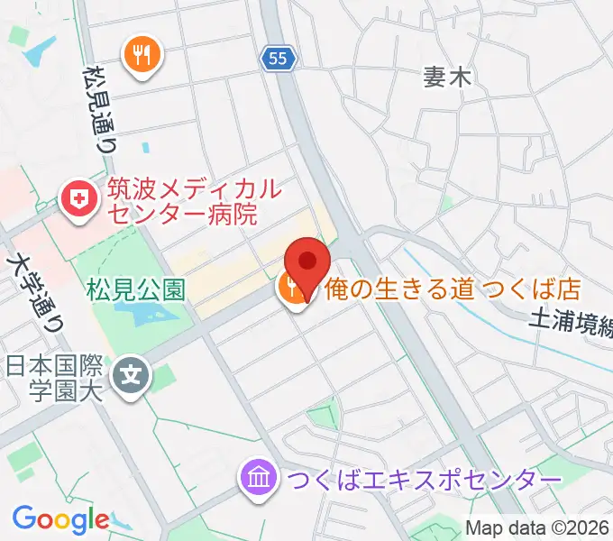 MUSIC PLANT つくば店の地図