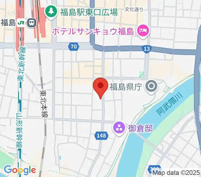スタジオアイヴィーの地図
