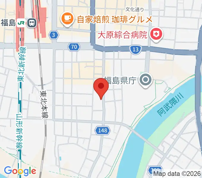 スタジオアイヴィーの地図