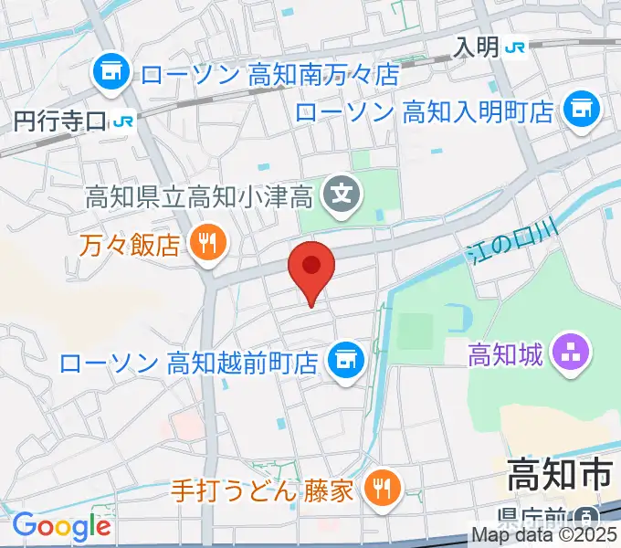 南四国音楽教室の地図