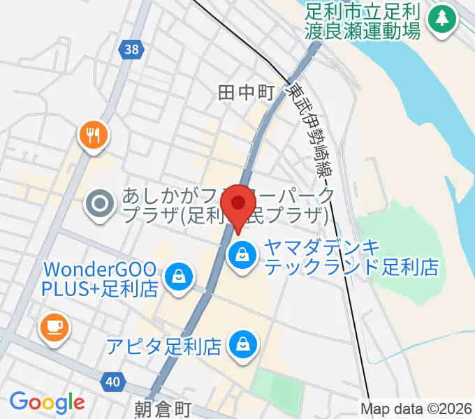 コグレ楽器の地図