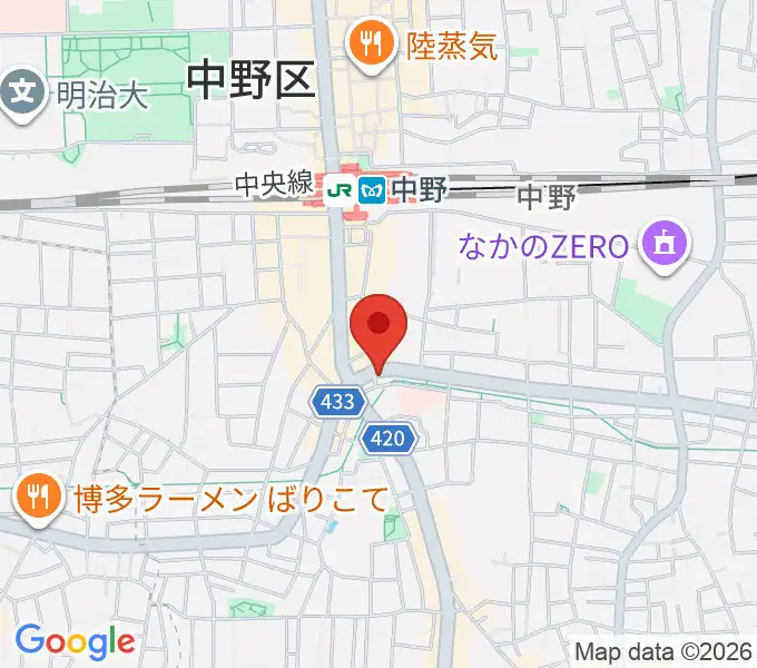 Volta Studioの地図
